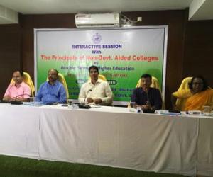 Discuss with the Principals of Non-Govt Aided Colleges  @DHE_Odisha